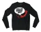 Hello Dubai Ah? Men/Unisex Long Sleeve Sweatshirt in Black Color